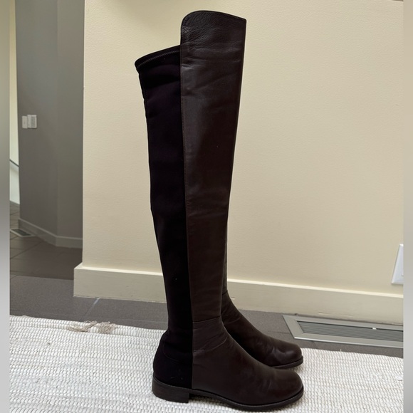 Stuart Weitzman 50/50 Over the Knee Boots - Picture 3 of 10